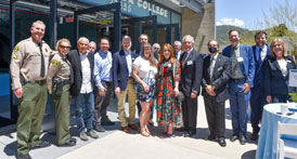 2023 State of the City, Malibu leaders in front of SMC Malibu.