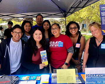 SMC Staff and students volunteering