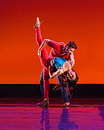 Christopher DePiazza and Marii Kawabata dancing