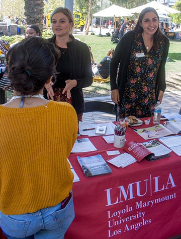 Loyola Marymount University representatives 