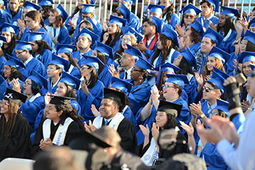 Graduates at Santa Monica College’s 2018