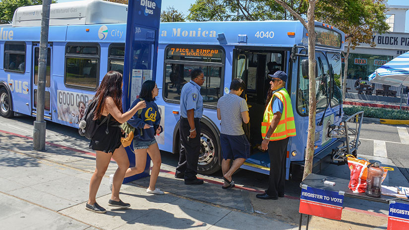 Transportation on the Big Blue Bus