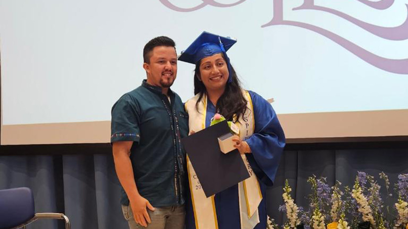 Jasmin at graduation