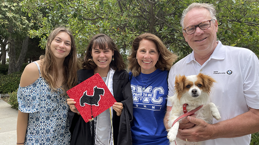 Genvieve and family at SMC graduation