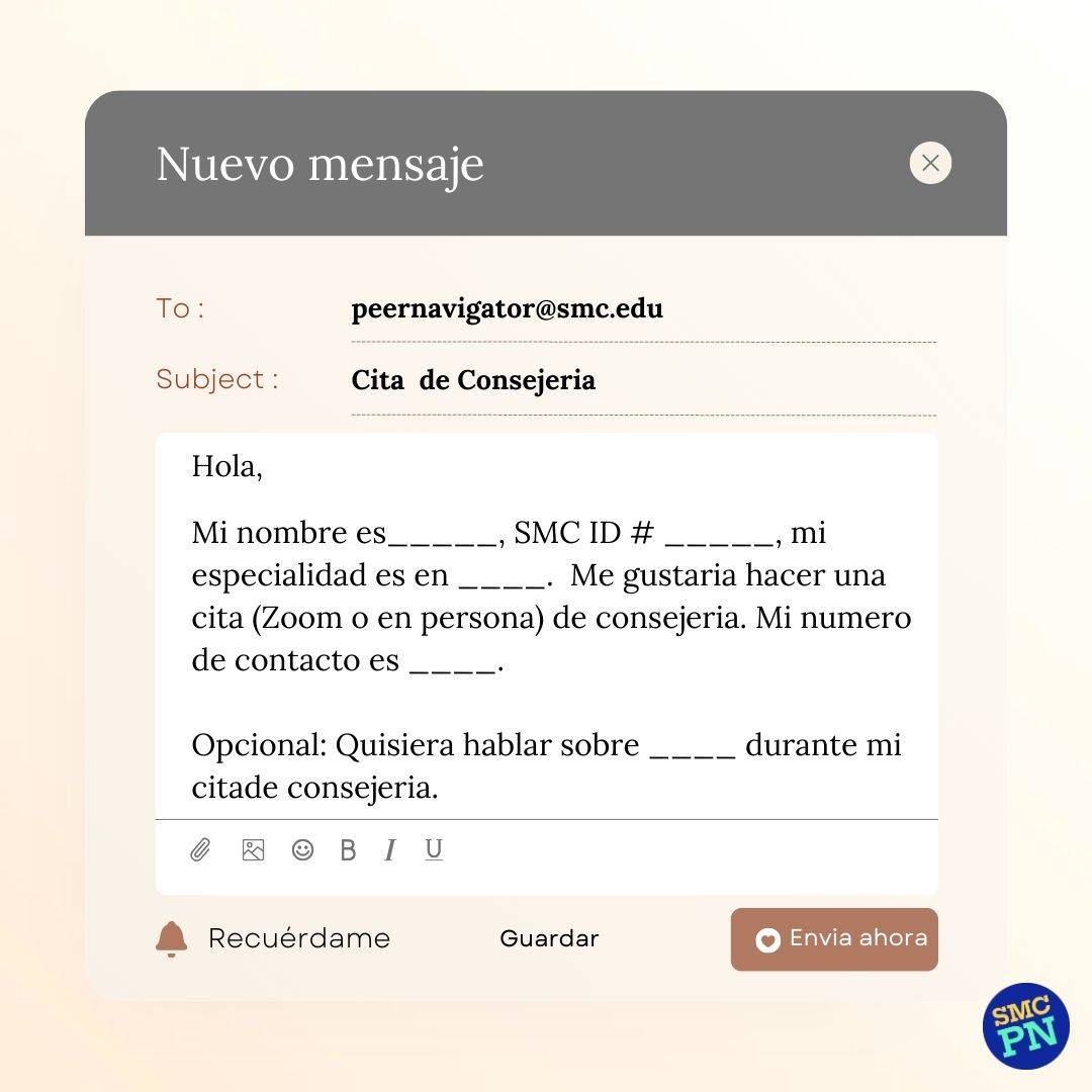 Spanish email template