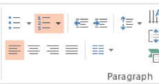 Creating Hierarchical Formatting