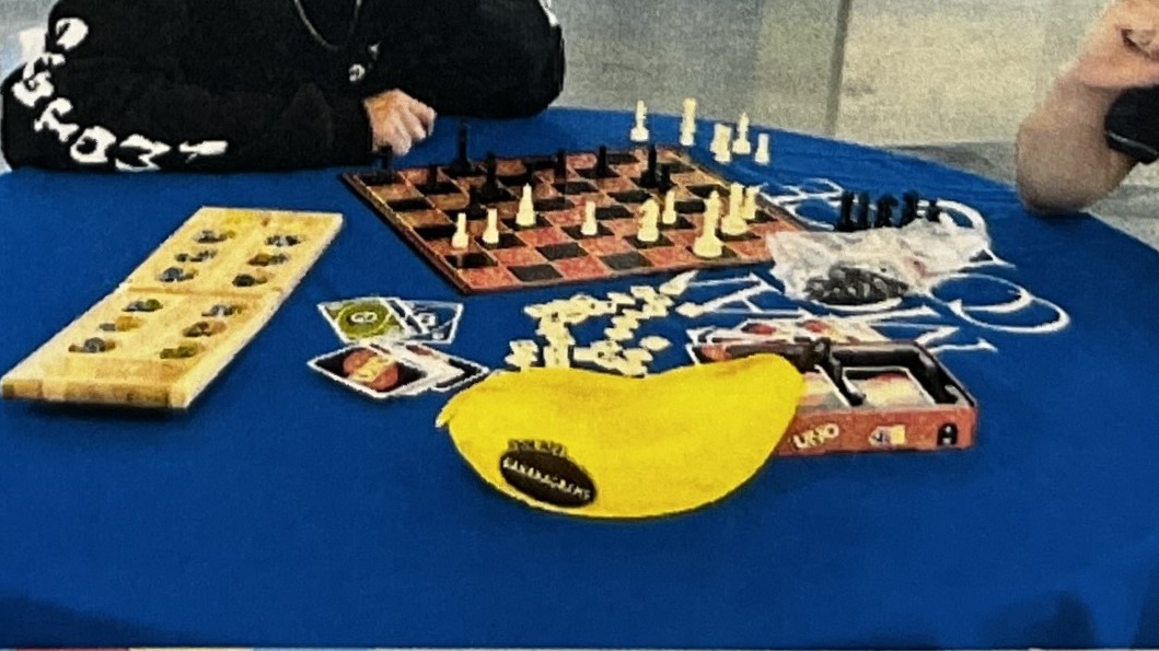 Board games on a table